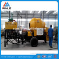 2016 Fully diesel engine operated concrete pump with mixer with high quality